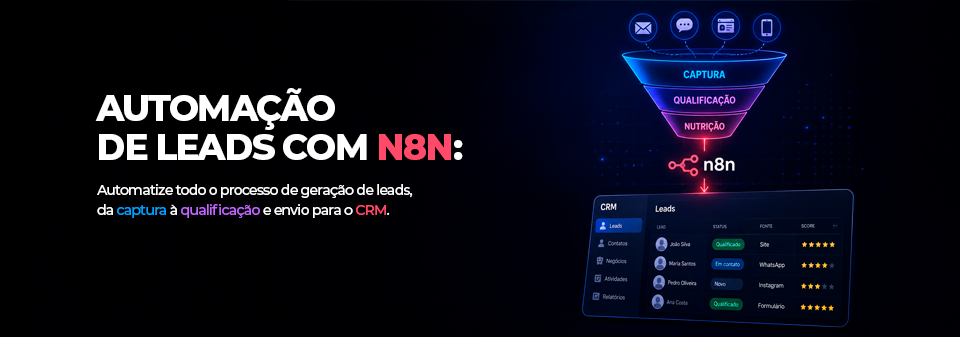 Automação de Leads com N8N: Captura, Qualificação e CRM